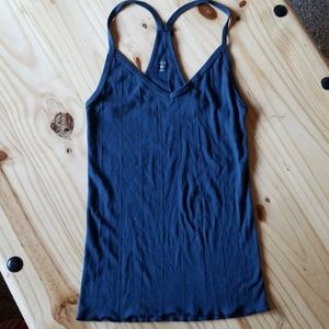 ❤!! Dark Navy Blue racerback tank top